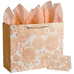 Roségouden cadeauzakje met tissue